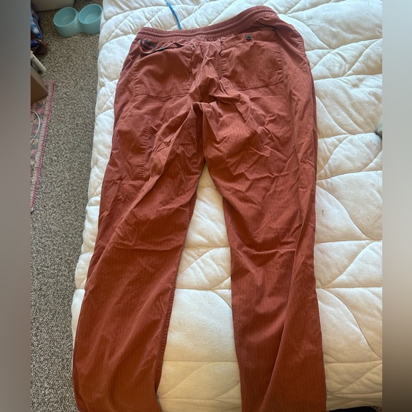 Rust Pants with Blue Drawstring - Picture 4 of 4